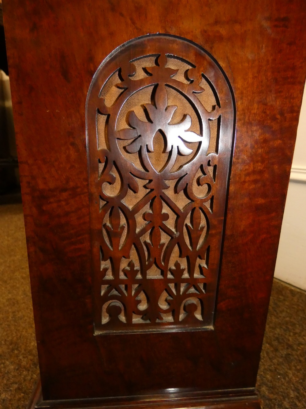 Large three train bracket clock View IV