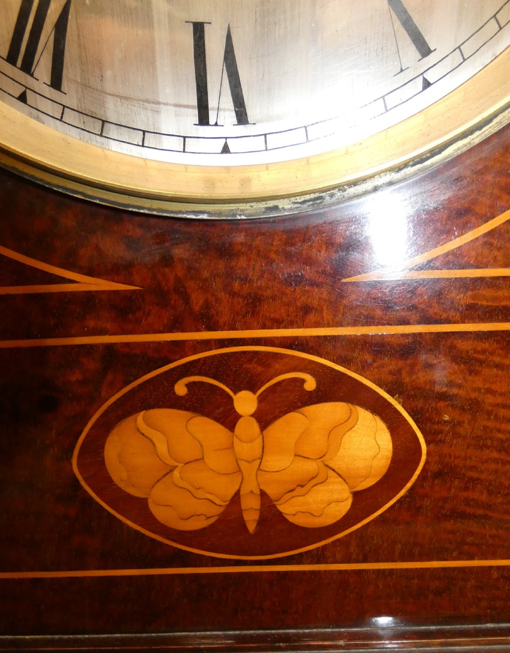 Large three train bracket clock View VII