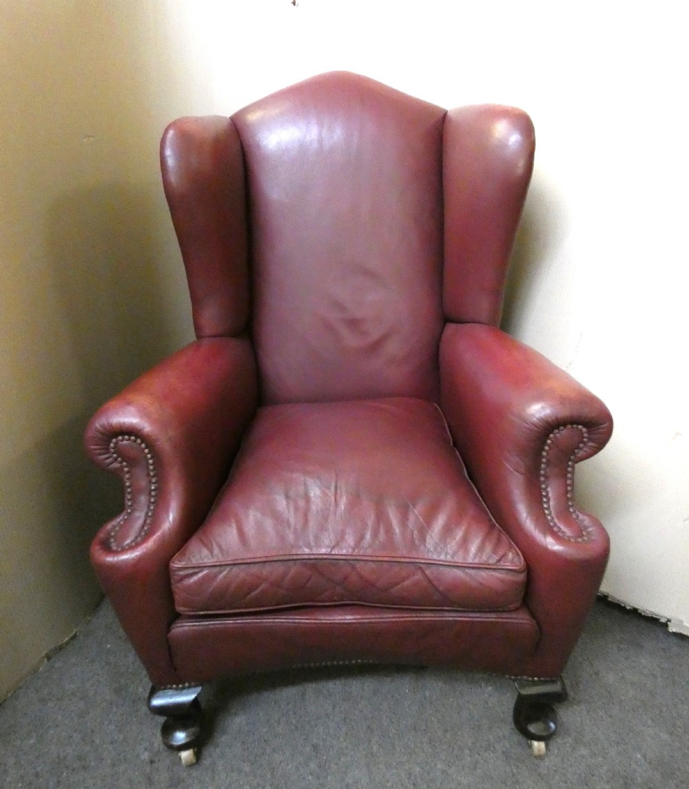 Leather armchair
