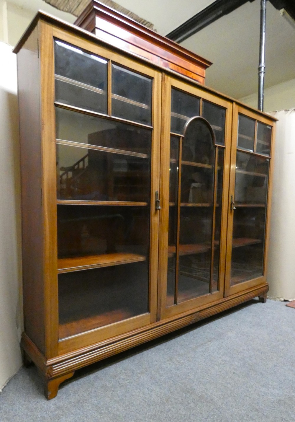 mahogany bookcase View VI