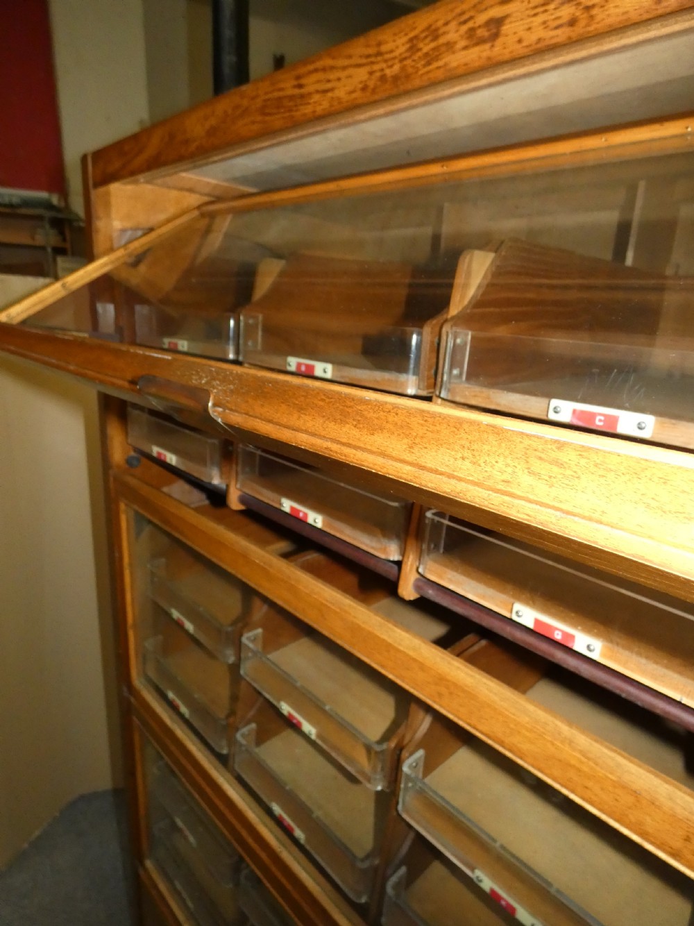 Haberdashery cabinet - F Sage & Co, London View III