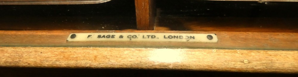 Haberdashery cabinet - F Sage & Co, London View IV