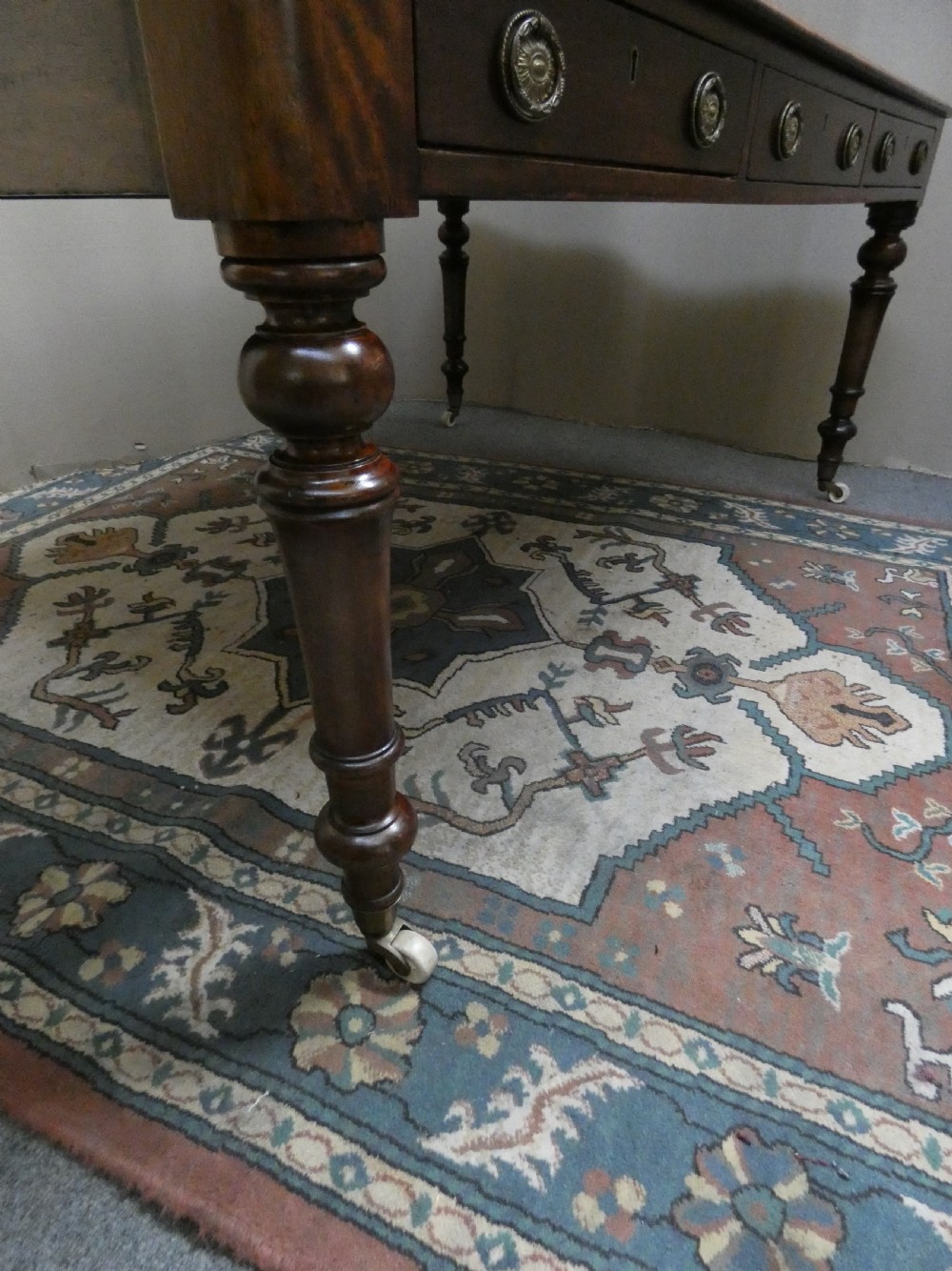 Mahogany library table View X