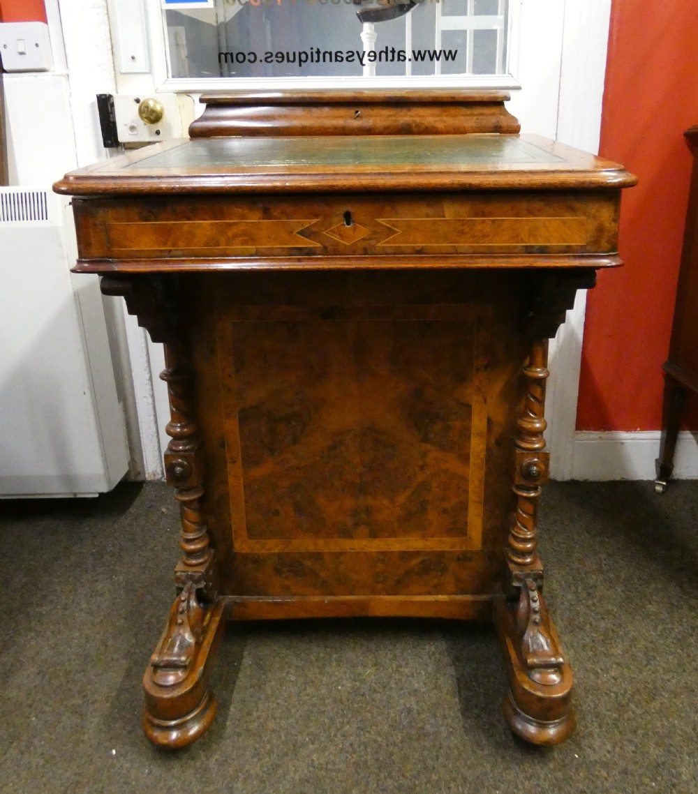 Walnut Davenport desk View VI