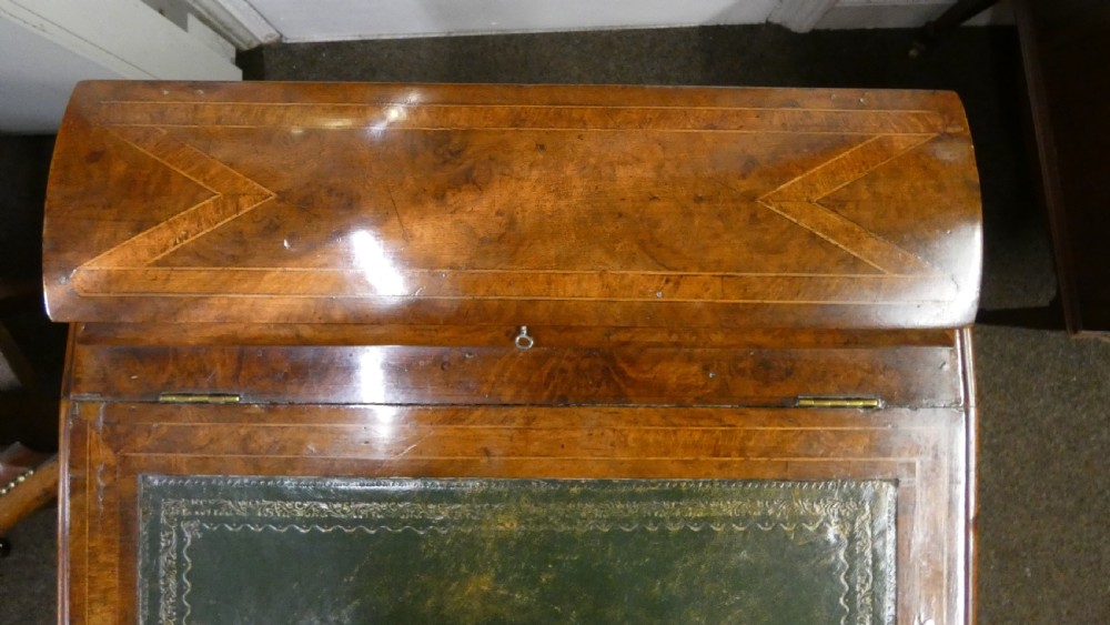 Walnut Davenport desk View IX