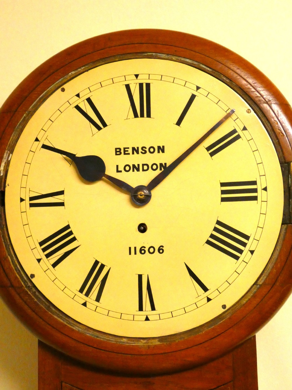 Railway regulator wall clock - JW Benson, London 11606 View VI