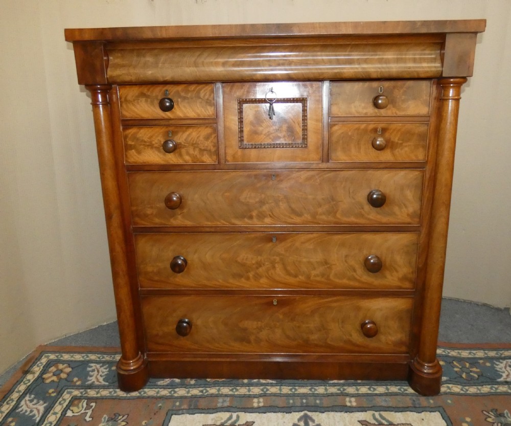 Mahogany scotch chest of drawers View II