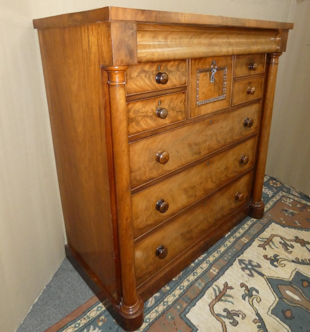Mahogany scotch chest of drawers View III
