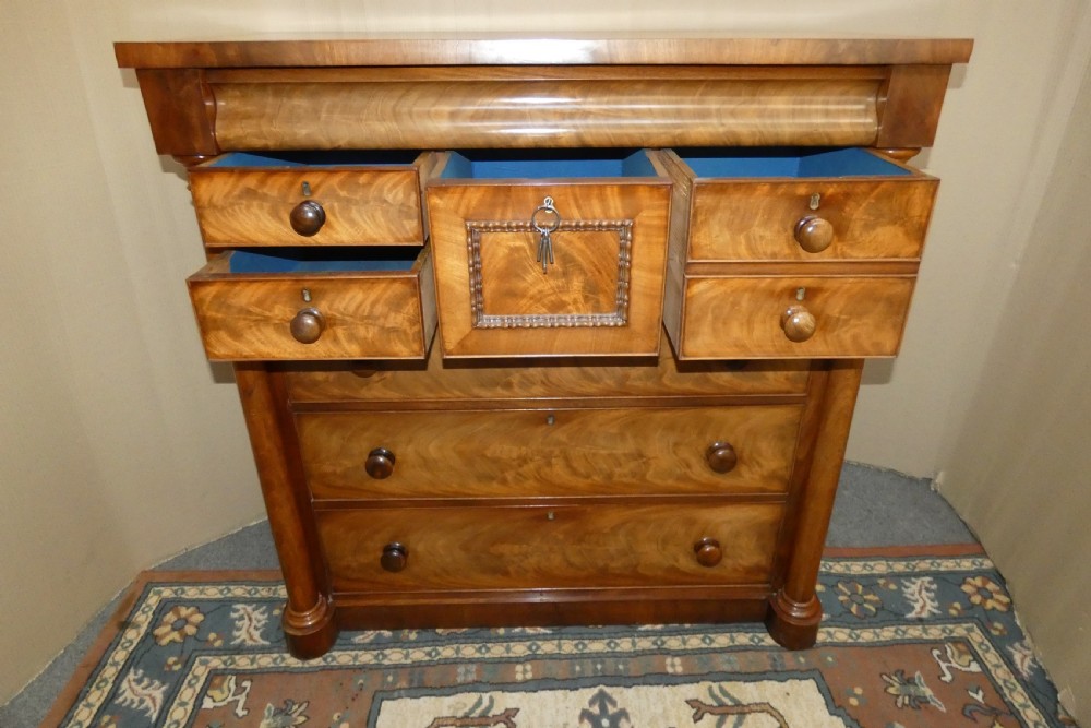 Mahogany scotch chest of drawers View VI