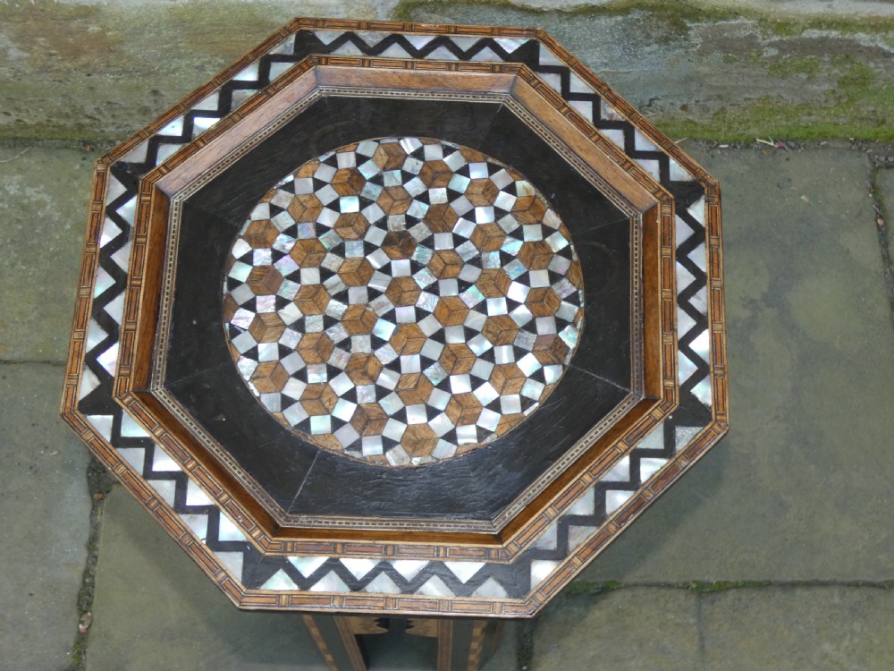 Inlaid Moorish table - Liberty & Co. View III