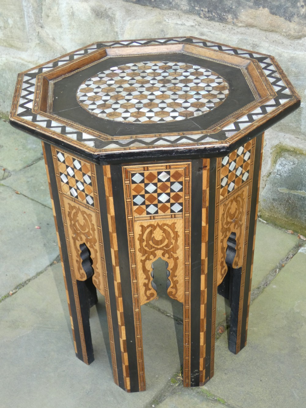 Inlaid Moorish table - Liberty & Co. View V
