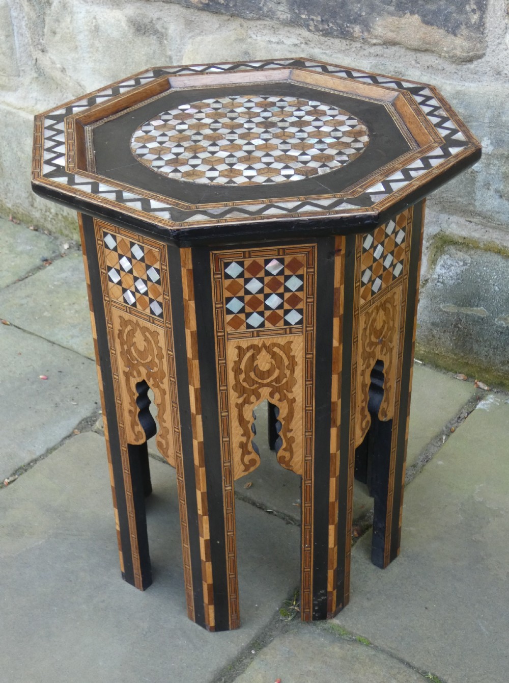 Inlaid Moorish table - Liberty & Co. View VII
