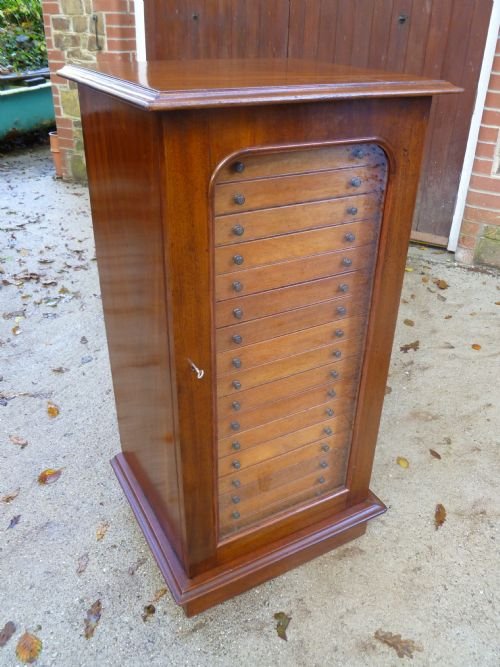 Victorian Mahogany Collectors Cabinet