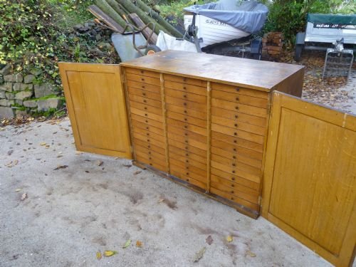 fig 1. 45 DRAWER COLLECTORS CABINET