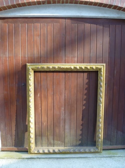 Early 19th Century Large, Gilded Picture Frame