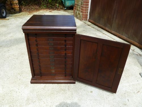 Collectors Specimen Cabinet by Hills of Willesden