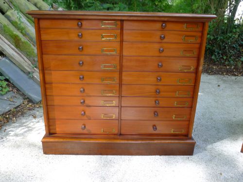 fig 3. A SUPERB PAIR OF VICTORIAN MAHOGANY COLLECTORS CABINETS CIRCA 1870