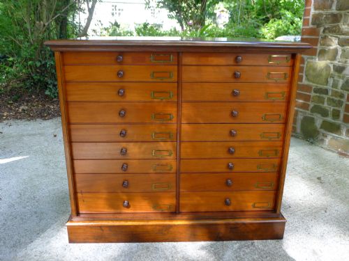 fig 4. A SUPERB PAIR OF VICTORIAN MAHOGANY COLLECTORS CABINETS CIRCA 1870