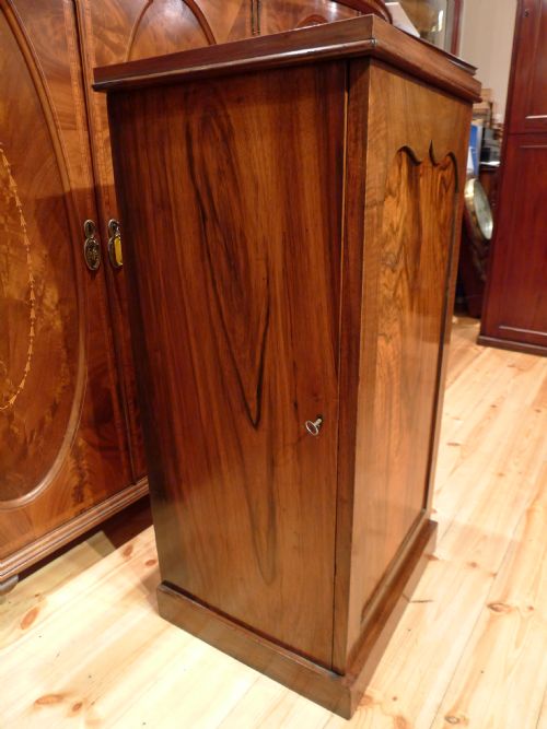 fig 2. A VERY GOOD, HIGHLY FIGURED ENGLISH WALNUT, 14 DRAWER COLLECTORS CABINET CIRCA 1870