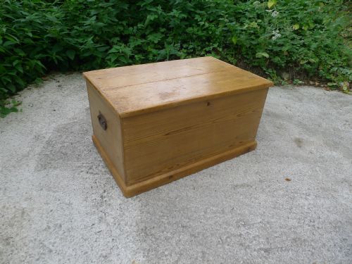 A Victorian Pine Blanket Chest from Devon. Circa 1890.