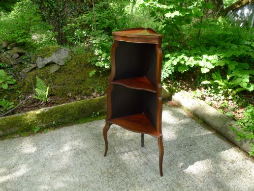 A Victorian Mahogany Corner Display Stand Circa 1890