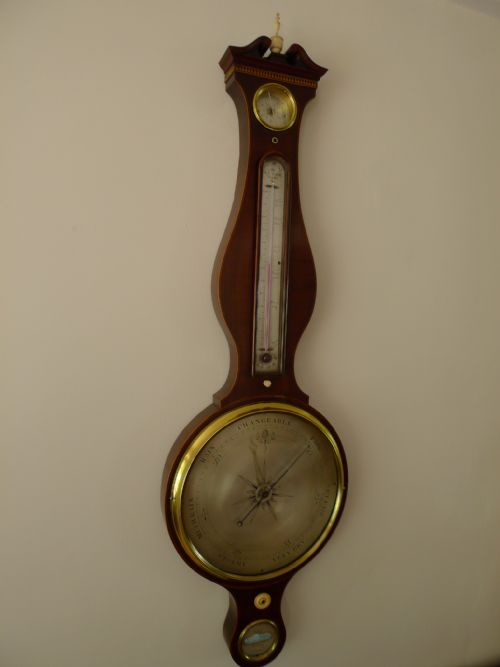 A Very Fine 1o Inch Wheel Barometer by James Gatty of London Circa 1790
