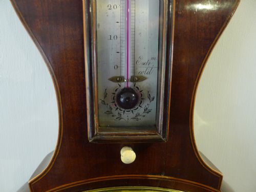 fig 2. A VERY FINE 1O INCH WHEEL BAROMETER BY JAMES GATTY OF LONDON CIRCA 1790