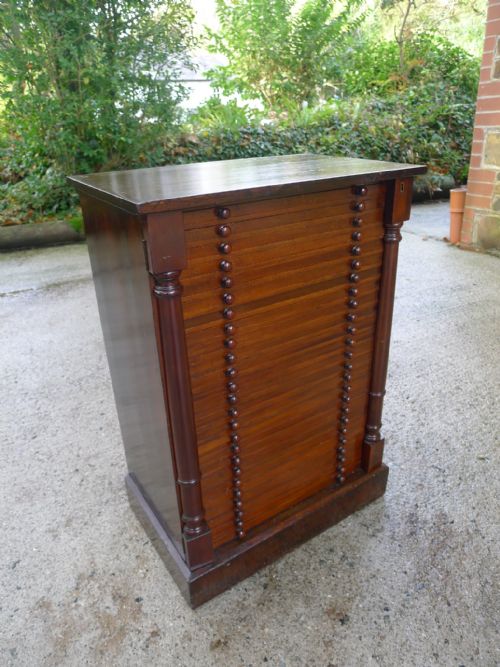 A Good Victorian Slide or Medal Cabinet in Deal and Mahogany Circa 1890.