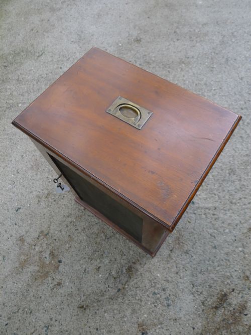 fig 1. A RARE ENTOMOLOGICAL DRYING CABINET BY J.T.CROCKETT OF CAVENDISH SQUARE, LONDON. CIRCA 1880.