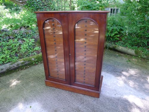 fig 1. A SUPERB 40 DRAWER, VICTORIAN MAHOGANY COLLECTORS CABINET CIRCA 1880