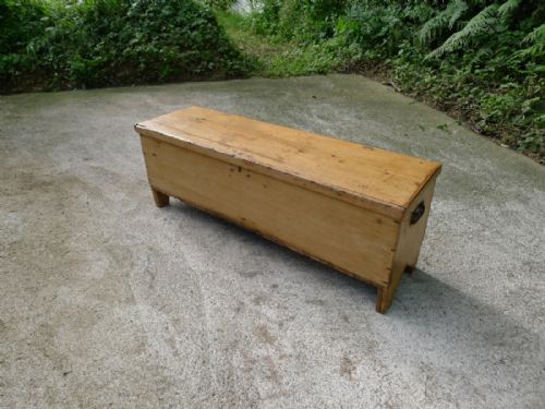 An Antique Pine Devon Long Box or Swordbox