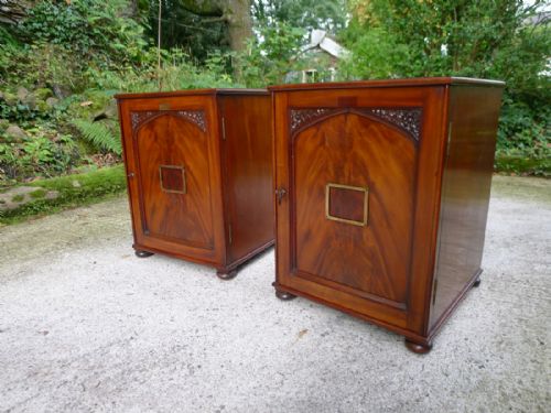 A Fine Pair of Early 19th Century Collectors Cabinets. Property of Thomas Vernon Wollaston 1822-1878.