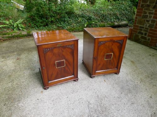 fig 1. A FINE PAIR OF EARLY 19TH CENTURY COLLECTORS CABINETS. PROPERTY OF THOMAS VERNON WOLLASTON 1822-1878.