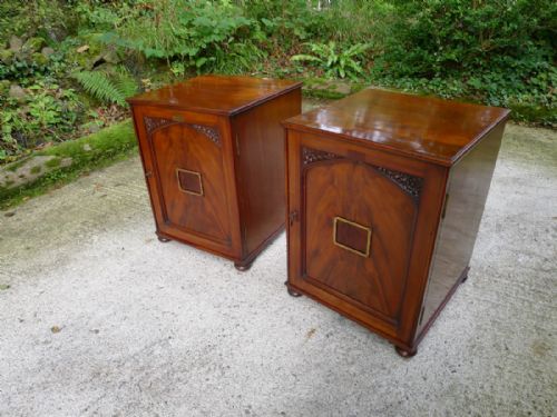 fig 3. A FINE PAIR OF EARLY 19TH CENTURY COLLECTORS CABINETS. PROPERTY OF THOMAS VERNON WOLLASTON 1822-1878.