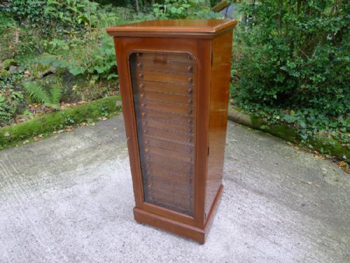 fig 1. A TWENTY DRAWER COLLECTORS CABINET BY WATKINS & DONCASTER. CIRCA 1900.