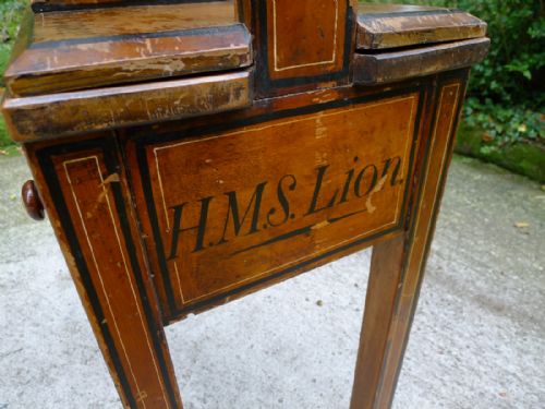 fig 1. A 19TH CENTURY BOOK PRESS FROM ROYAL NAVY SHIP HMS LION.
