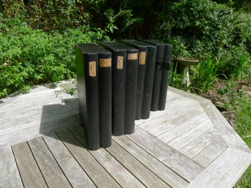 fig 1. 4 BEAUTIFUL VICTORIAN ENTOMOLOGIST BOOK BOXES. CIRCA 1880. COLLECTORS SPECIMEN CABINETS.