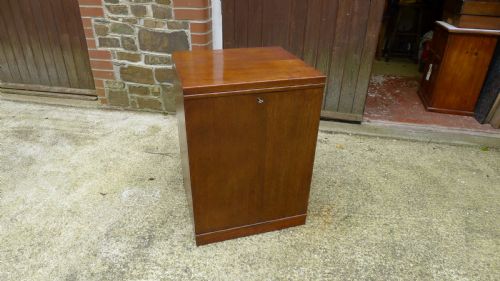 fig 1. A GOOD MAHOGANY TEN DRAWER HILLS COLLECTORS CABINET.