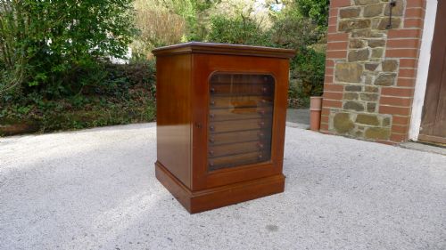 A Very Fine 10 Drawer Mahogany Collectors Cabinet by Messrs Watkins & Doncaster. Circa 1910.