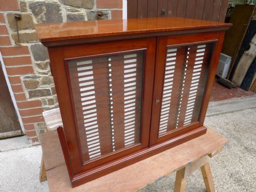 A Superb 56 Drawer Mahogany Collectors Cabinet by Holland & Sons. Circa 1890.