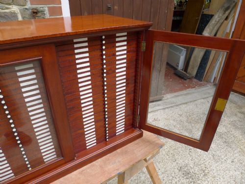 fig 2. A SUPERB 56 DRAWER MAHOGANY COLLECTORS CABINET BY HOLLAND & SONS. CIRCA 1890. 
