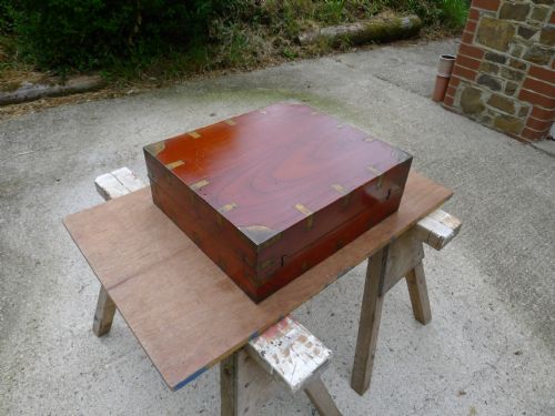 fig 1. A SUPERB VICTORIAN GLAZED FOLDING COLLECTORS CABINET CONTAINING 200 EXOTIC TROPICAL INSECTS. CIRCA 1870.
