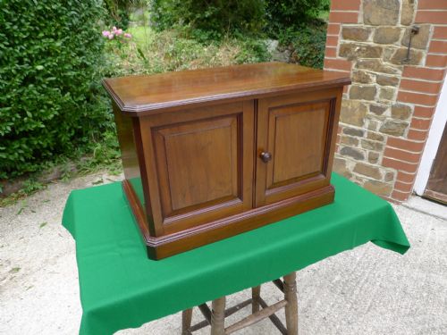 A Superb Victorian Mahogany Collectors Cabinet or Cupboard Circa 1900.