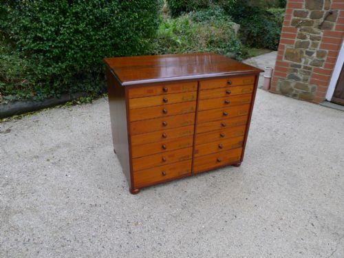 fig 2. A FINE VICTORIAN DEAL & MAHOGANY GRADUATED COLLECTORS CABINET. CIRCA 1870.