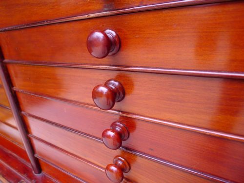 fig 2. A GOOD, POLISHED DEAL, VICTORIAN COLLECTORS CABINET. CIRCA 1890.