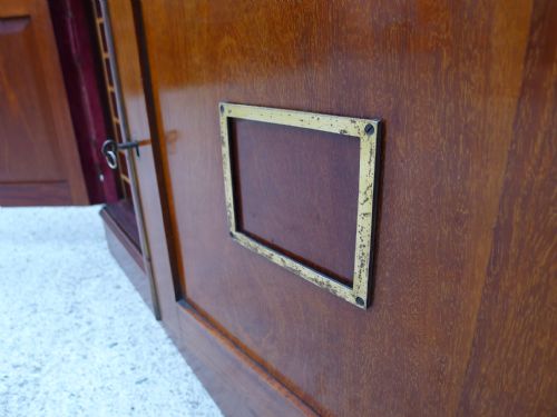 A SUPERB 'TYPE' SPECIMEN COLLECTORS CABINET IN MAHOGANY AND SATIN WOOD CIRCA 1870 - ADDITIONAL PHOTO 14
