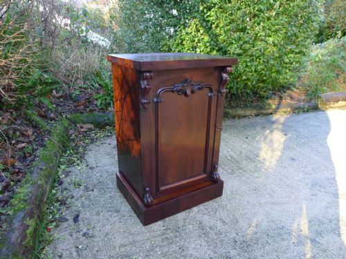 A Good Victorian Side Cabinet or Collectors Cabinet in Mahogany Circa 1880