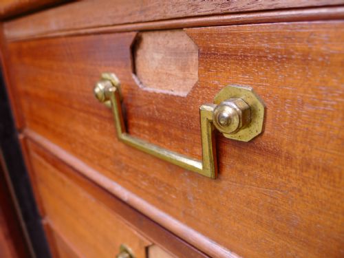A SUPERB 5 DRAWER CUBAN MAHOGANY COLLECTORS CABINET CIRCA 1790 - ADDITIONAL PHOTO 3