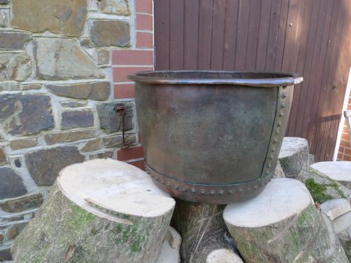 A FINE GEORGIAN COPPER LOG BIN CIRCA 1820 - ADDITIONAL PHOTO 10