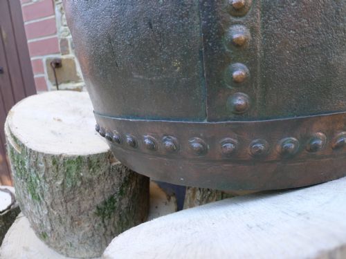 A FINE GEORGIAN COPPER LOG BIN CIRCA 1820 - ADDITIONAL PHOTO 12